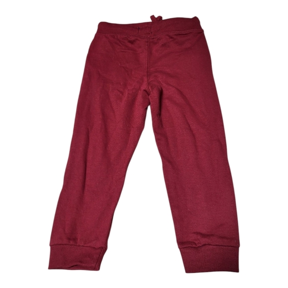 NWT Lee Kids Red Sweatpants with Tapered Leg and Elastic Cuffs - Size 4T - Picture 2 of 3
